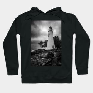 Lighthouse At Marblehead Hoodie